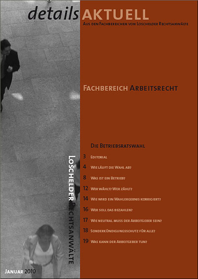 Loschelder Rechtsanwälte - DetailsAktuell Ausgabe 01.2010